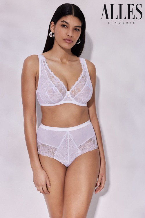 Glow - Alles - wysokie figi - biel