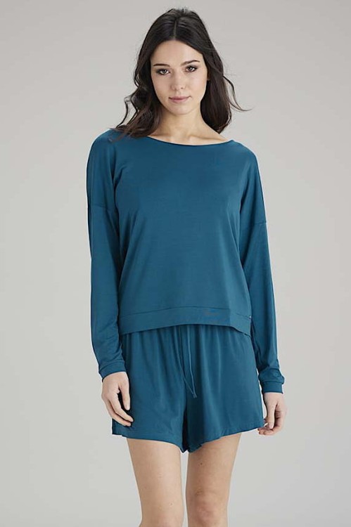 Botanical Lace - Pretty Polly - spodenki LPAWZ9 - indigo