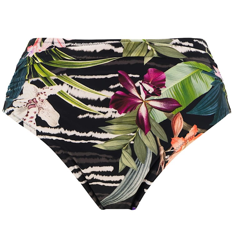 Maldives - Fantasie Swim - wysokie figi kąpielowe 504171 - black tropical