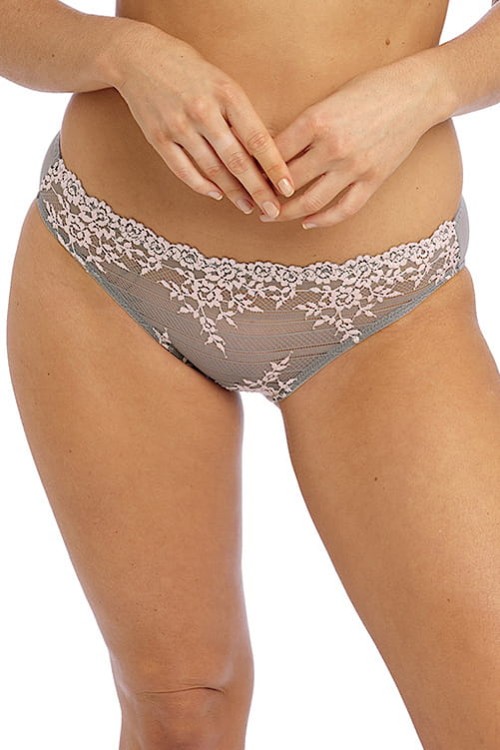 Embrace Lace - Wacoal - figi WA064391 - smoke/crystal pink