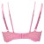 French Kiss - Alles - biustonosz push-up TPU - róż