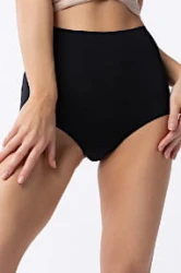 Amber Maxi High - Julimex - figi z bardzo wysokim stanem - czerń
