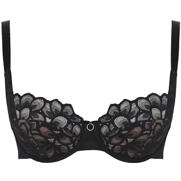 Allure - Panache - biustonosz balkonetka 10761 - czerń