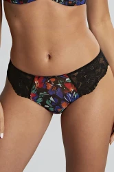 Nina - Panache - brazyliany 10942 - black floral
