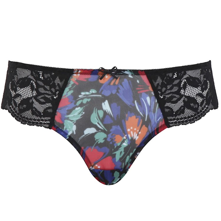 Nina - Panache - brazyliany 10942 - black floral