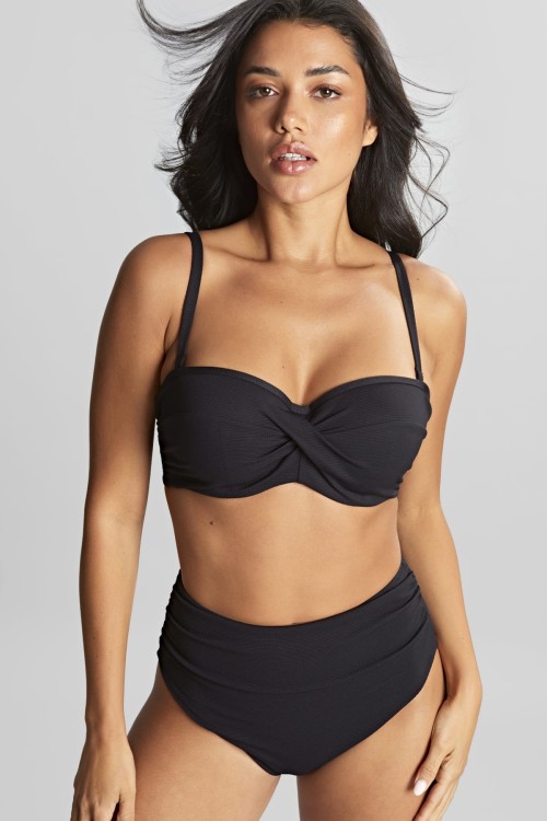 Spirit - Panache Swim - wysokie figi brazylijskie SW1765 - black