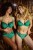 Envy - Panache - biustonosz plunge 7286 - emerald leopard
