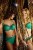 Envy - Panache - biustonosz plunge 7286 - emerald leopard