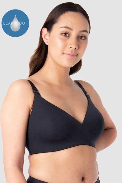 Embrace - Hotmilk - biustonosz t-shirt - czerń