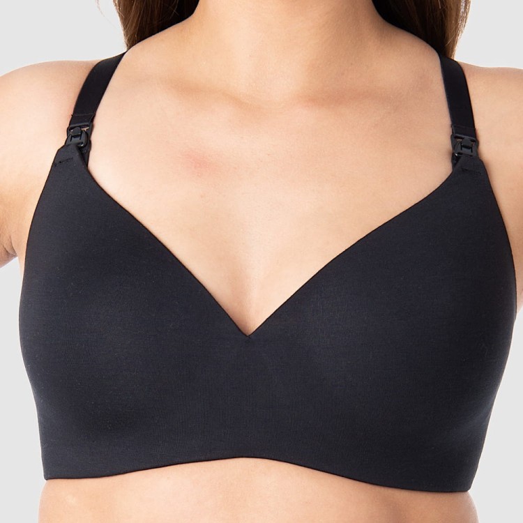 Embrace - Hotmilk - biustonosz t-shirt - czerń