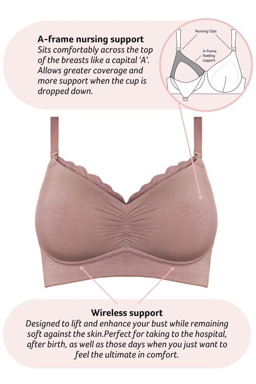 Serenity Multifit Bra - Hotmilk - biustonosz - mocha