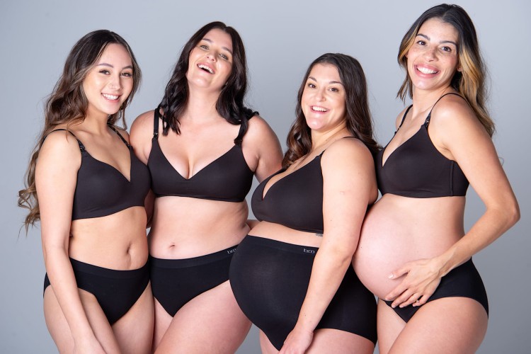 Embrace - Hotmilk - biustonosz t-shirt - czerń