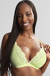 Cherie - Panache - biustonosz demi plunge 11016 - neon lime