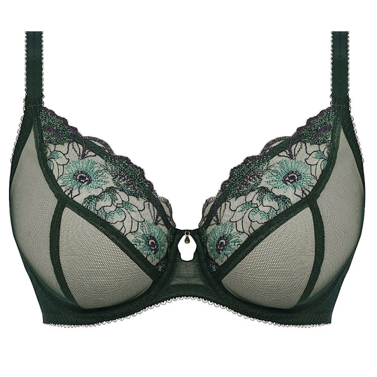 Loveland - Freya - biustonosz plunge 401002 - deep emerald