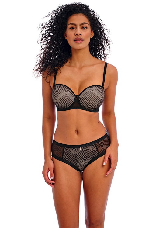 Tailored - Freya - biustonosz strapless AA401109 - czerń