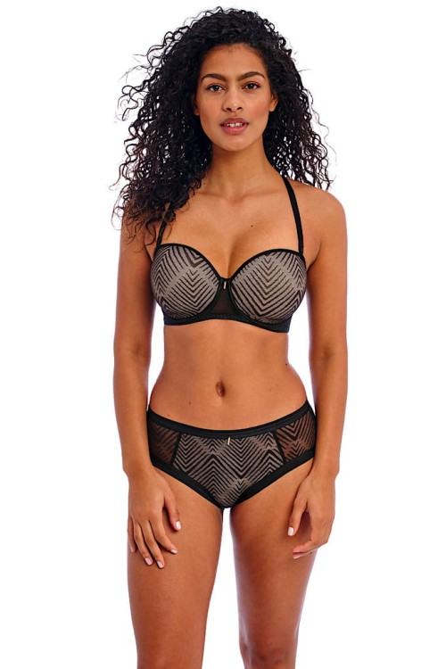 Tailored - Freya - biustonosz strapless AA401109 - czerń