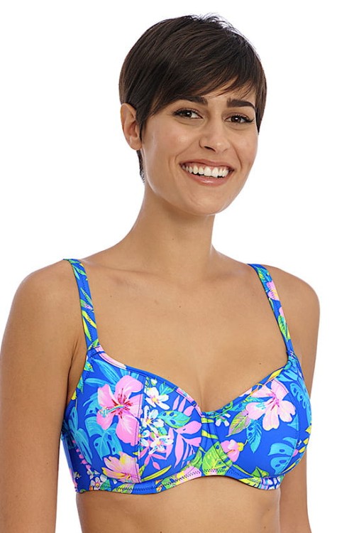 Hot Tropics - Freya Swim - biustonosz kąpielowy AS204503 - blue