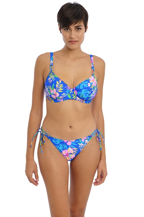 Hot Tropics - Freya Swim - wiązane figi kąpielowe AS204575 - blue