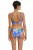 Hot Tropics - Freya Swim - wiązane figi kąpielowe AS204575 - blue