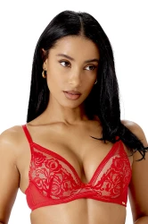 Encore - Gossard - biustonosz 15601 high apex plunge - allure red
