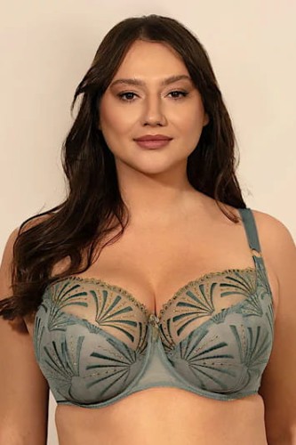 Natali - Ewa Bień - biustonosz B171 - niebiesko szary