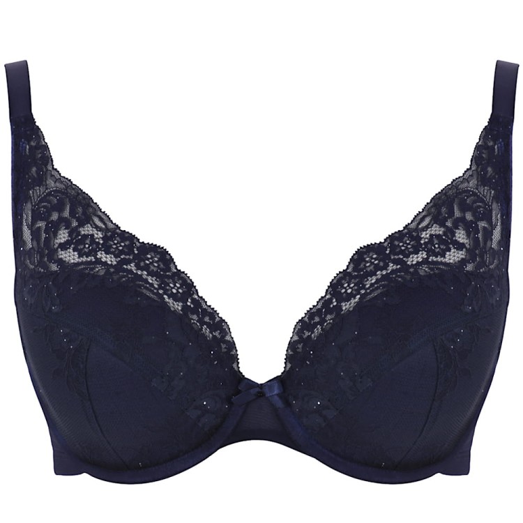 Ana - Panache - biustonosz high apex 9397 - midnight sequin