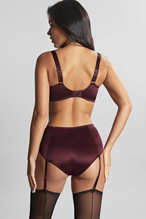 Grace - Panache - figi z podwiązkami 11074 - bordeaux