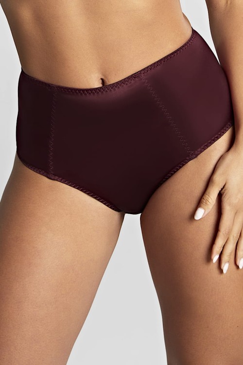 Grace - Panache - figi z podwiązkami 11074 - bordeaux