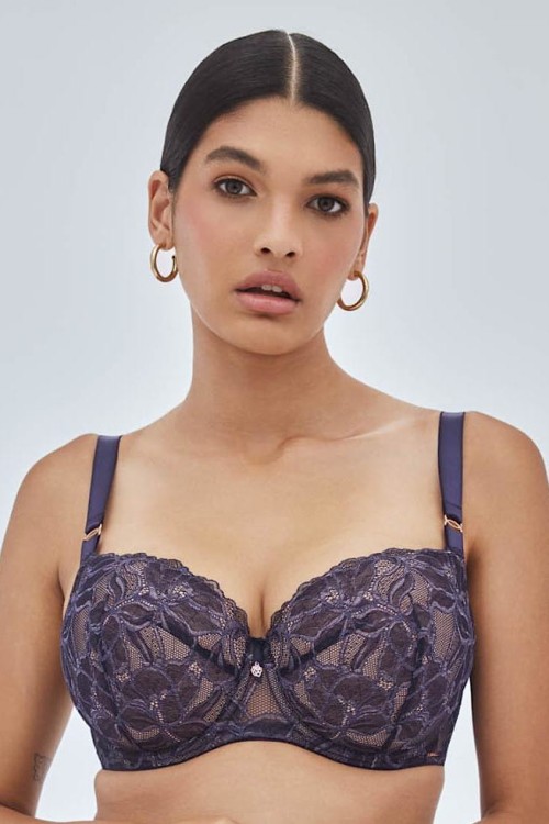 Glow - Alles - biustonosz usztywniany U/W - granat