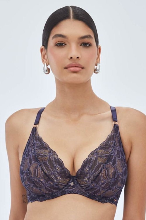 Glow - Alles - biustonosz miękki MPL - granat