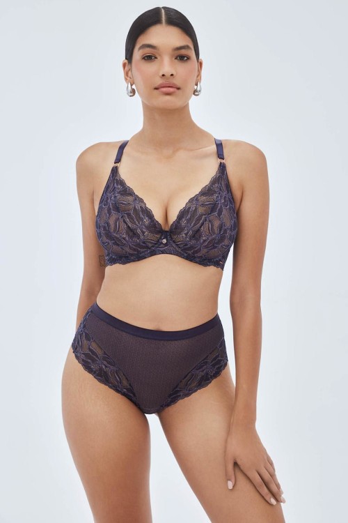 Glow - Alles - biustonosz miękki MPL - granat