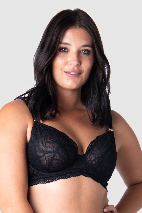 Heroine - ProjectMe by Hotmilk - biustonosz plunge - czerń