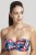 Anya Riva Print - Panache Swim - bandeau SW1403 - niebieski i kwiaty