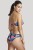 Anya Riva Print - Panache Swim - bandeau SW1403 - niebieski i kwiaty