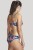 Anya Riva Print - Panache Swim - bandeau SW1403 - niebieski i kwiaty