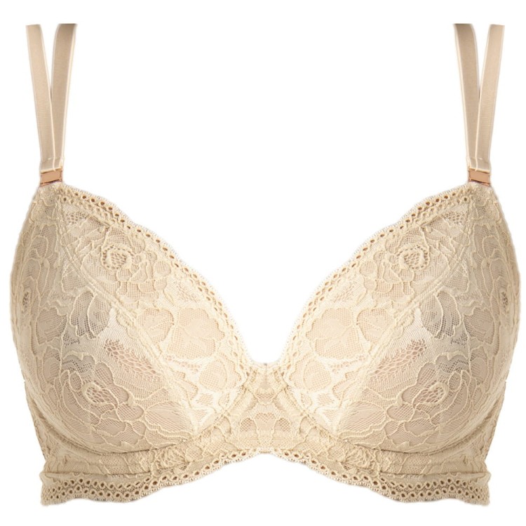 Heroine - ProjectMe by Hotmilk - biustonosz plunge - sand