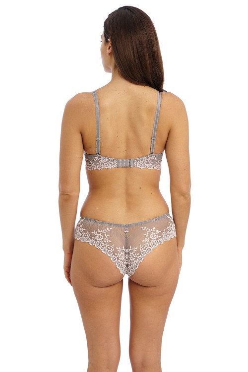 Embrace Lace - Wacoal - biustonosz WA853291 - smoke/crystal pink