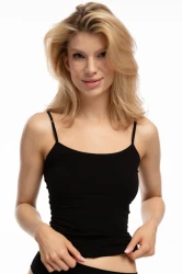 Bamboo Cami - Julimex - koszulka bambusowa - czerń