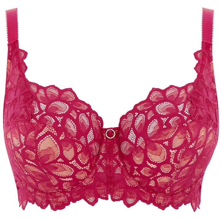 Allure - Panache - biustonosz full-cup 10765 - raspberry