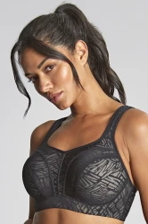 Power Sports Bra - Panache Sport - biustonosz 5021 - black chalk