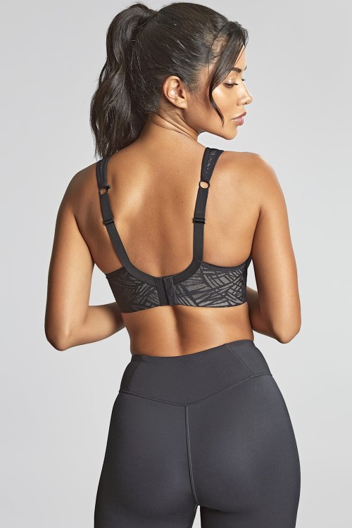 Power Wired Sports Bra - Panache Sport - biustonosz 5021 - black chalk