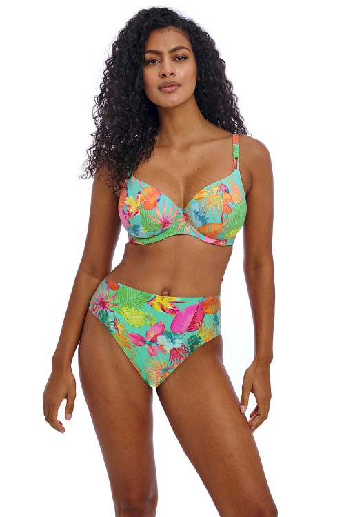Isla Margarita - Freya Swim - wysokie figi kąpielowe AS206578 - jade