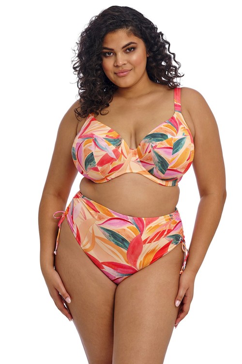 Sancho Beach - Elomi Swim - marszczone figi kąpielowe ES802573 - mango