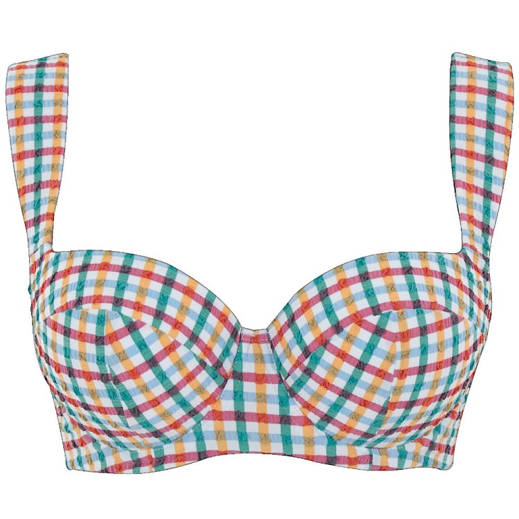 Seersucker - Panache Swim - biustonosz kąpielowy Bette SW1842B - seersucker multi
