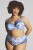 Bliss - Sculptresse - wysokie figi 10682 - blue floral