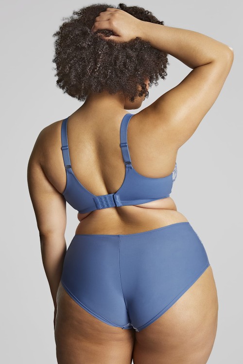 Bliss - Sculptresse - wysokie figi 10682 - blue floral