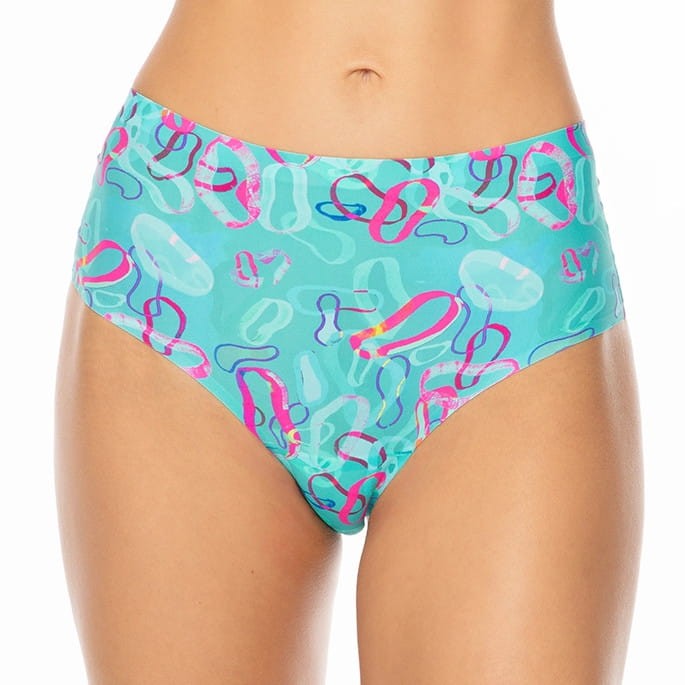 Ocean Maxi - Paloma Pink - figi z wysokim stanem