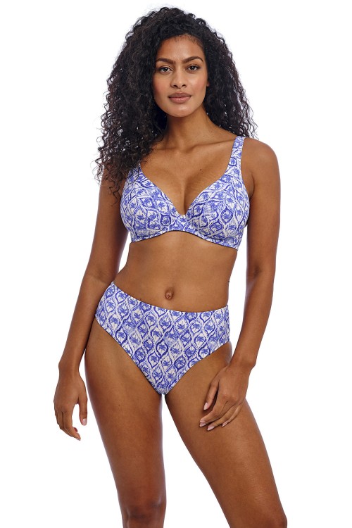 Ocean Breeze - Freya Swim - wysokie figi kąpielowe AS206078 - denim