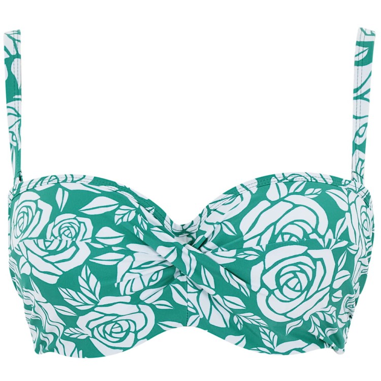 English Rose - Panache Swim - bandeau Ella SW1763 - english rose