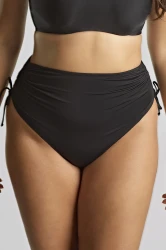 Signature - Panache Swim - marszczone figi kąpielowe SW2049 - black